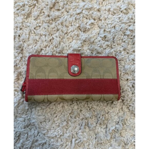 Coach signature monogram wallet - Picture 1 of 6